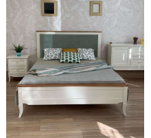 Двуспальная кровать Римини MUR-118-01/1 с мягкой вставкой